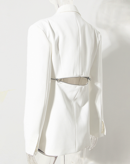 ♀Zipper Line Design Jacket