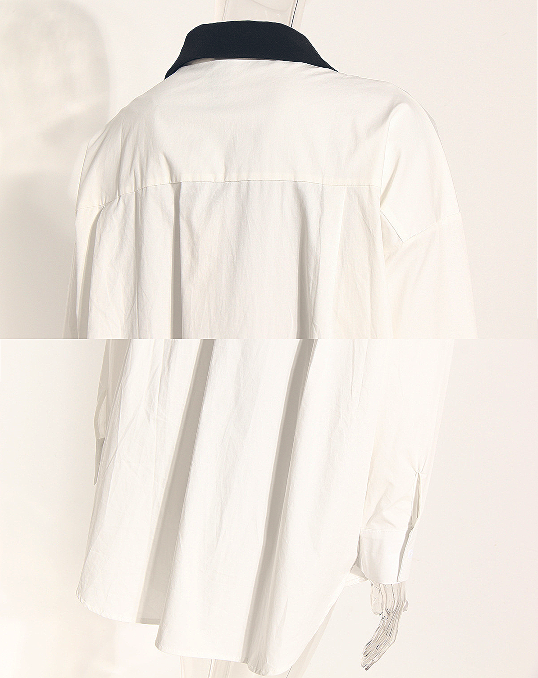 ♀Jacket Style Slit Shirt