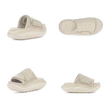 ♀Elastic Platform Velcro Sandal