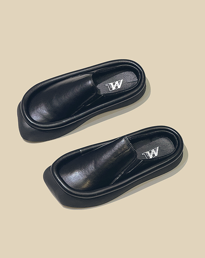 ♀ 本革／Leather Sabot Sandal Shoes