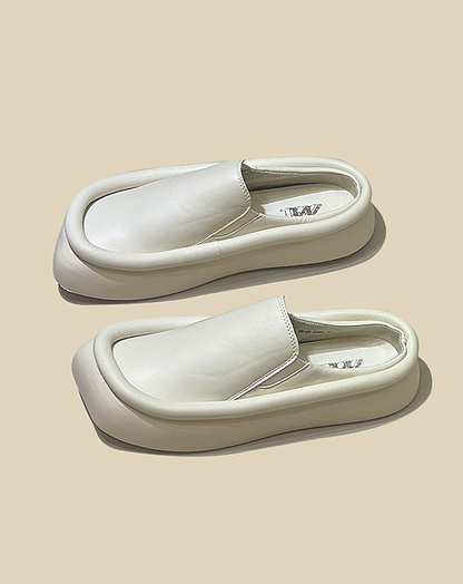 ♀ 本革／Leather Sabot Sandal Shoes