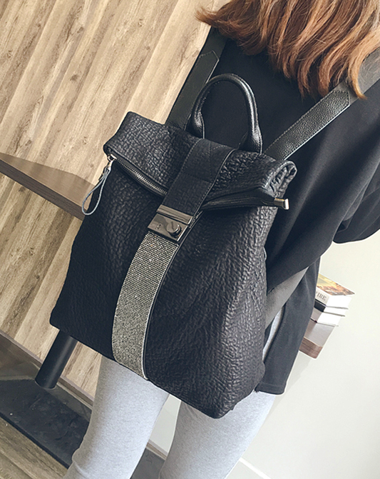 本革／Square Type Belt Backpack