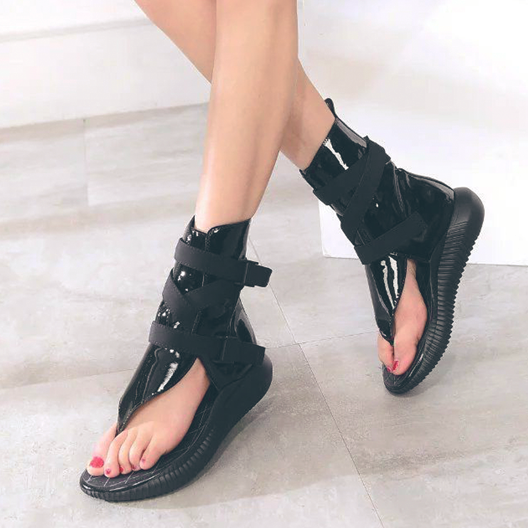 ♀Strap Clip Roman Sandals